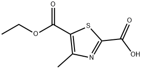 2,5-Thiazoledicarboxylic acid, 4-methyl-, 5-ethyl ester Structure