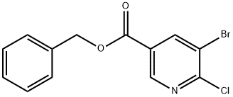 benzyl 5-bromo-6-chloronicotinate Structure