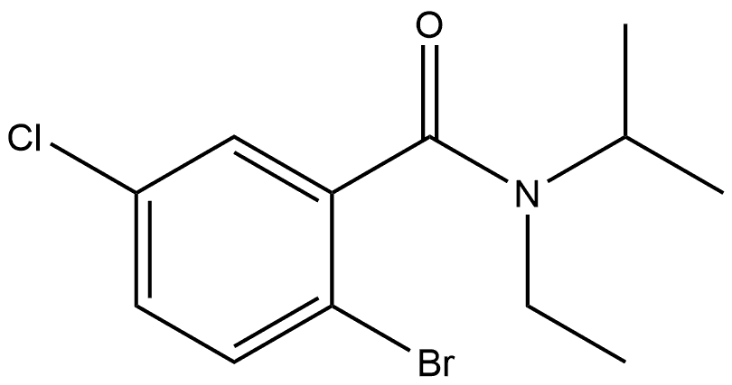 2-Bromo-5-chloro-N-ethyl-N-(1-methylethyl)benzamide Structure