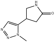 4-(1-methyl-1H-1,2,3-triazol-5-yl)pyrrolidin-2-one Struktur