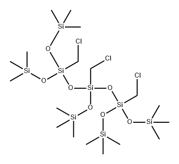 Pentasiloxane, 3,5,7-tris(chloromethyl)-1,1,1,9,9,9-hexamethyl-3,5,7-tris[(trimethylsilyl)oxy]-