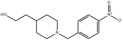 2-(1-[(4-硝基苯基)甲基]哌啶-4-基)乙-1-醇 结构式