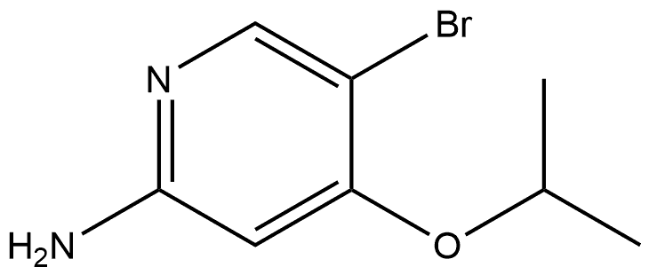 5-Bromo-4-isopropoxypyridin-2-amine Structure