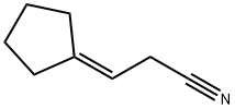 Propanenitrile, 3-cyclopentylidene- 结构式