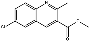 Methyl 6-chloro-2-methylquinoline-3-carboxylate Struktur