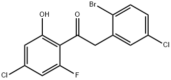 1855942-62-9 2-(2-Bromo-5-chlorophenyl)-1-(4-chloro-2-fluoro-6-hydroxyphenyl)ethanone