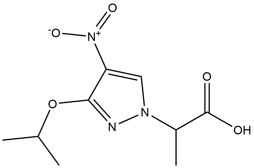 1856084-04-2 2-(3-isopropoxy-4-nitro-1H-pyrazol-1-yl)propanoic acid