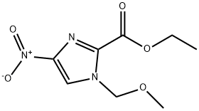 1H-Imidazole-2-carboxylic acid, 1-(methoxymethyl)-4-nitro-, ethyl ester Structure