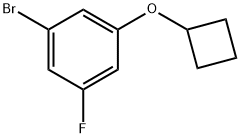 1-Bromo-3-cyclobutoxy-5-fluorobenzene 结构式