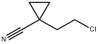 1-(2-chloroethyl)cyclopropane-1-carbonitrile Struktur