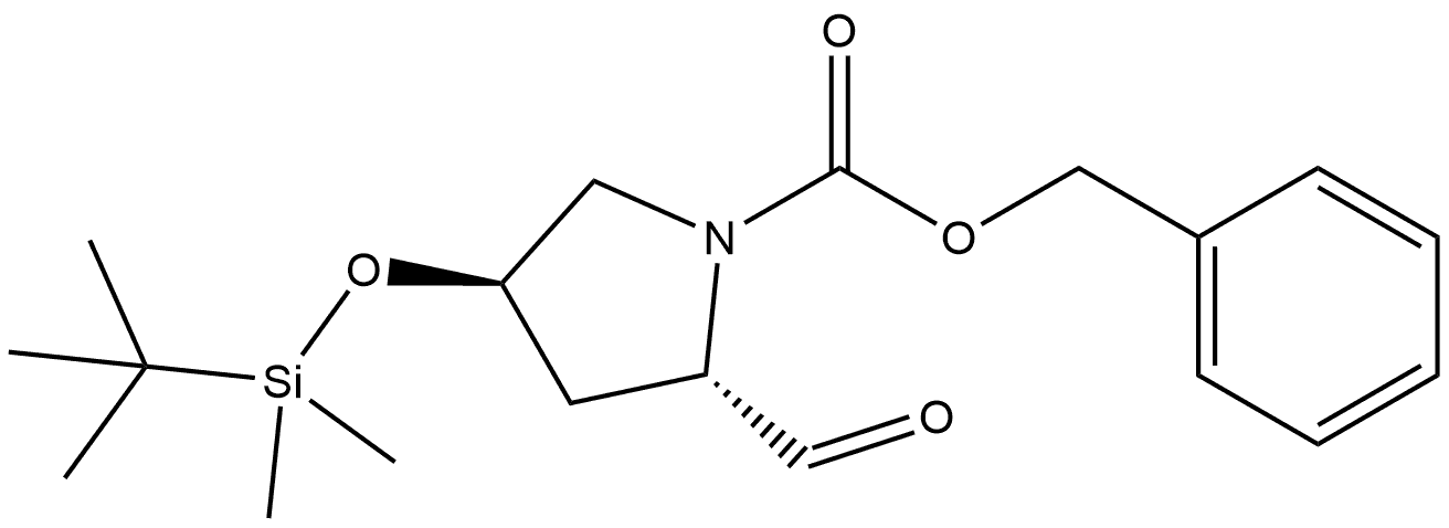 185951-29-5 (2S,4R)-4-((叔丁基二甲基甲硅烷基)氧基)-2-甲酰基吡咯烷-1-羧酸苄酯