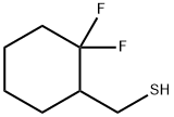 (2,2-difluorocyclohexyl)methanethiol Structure