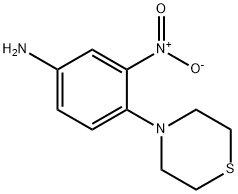 3-nitro-4-(thiomorpholin-4-yl)aniline 结构式