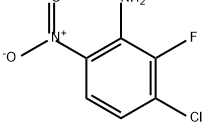 3-chloro-2-fluoro-6-nitroaniline Struktur