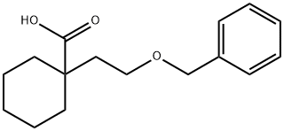 1-(2-(Benzyloxy)ethyl)cyclohexanecarboxylic acid Struktur