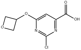 4-Pyrimidinecarboxylic acid, 2-chloro-6-(3-oxetanyloxy)-|