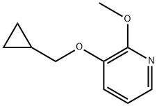 3-(cyclopropylmethoxy)-2-methoxypyridine Structure