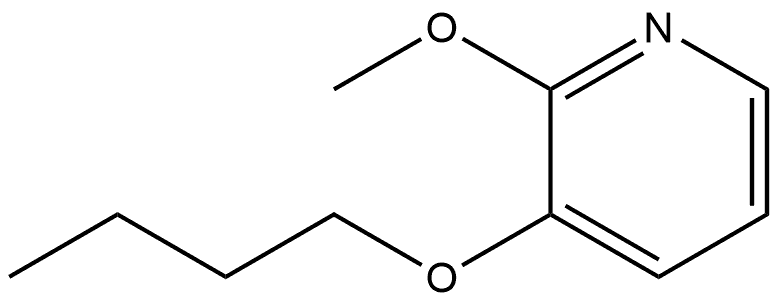 3-Butoxy-2-methoxypyridine Structure