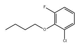 Benzene, 2-butoxy-1-chloro-3-fluoro- Struktur