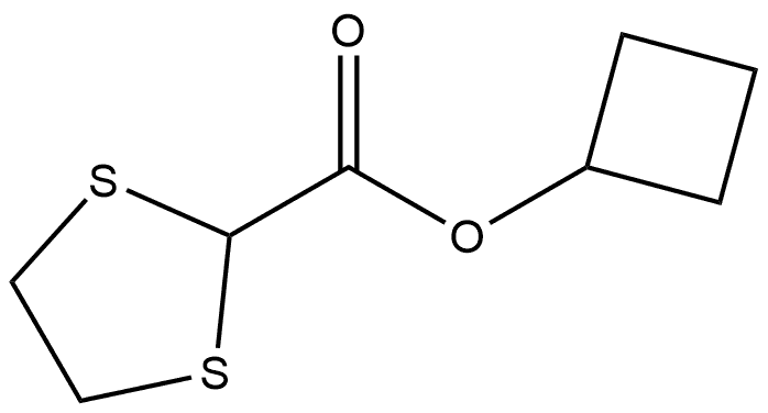 Cyclobutyl 1,3-dithiolane-2-carboxylate Struktur