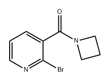 Methanone, 1-azetidinyl(2-bromo-3-pyridinyl)- Struktur