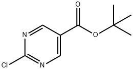 tert-butyl 2-chloropyrimidine-5-carboxylate 化学構造式