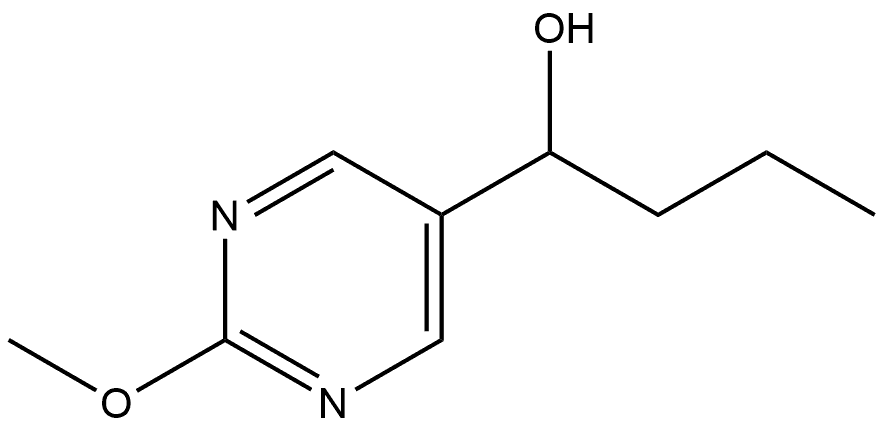 2-Methoxy-α-propyl-5-pyrimidinemethanol 结构式