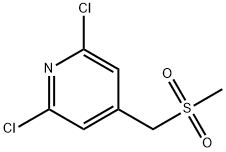 2,6-Dichloro-4-[(methylsulfonyl)methyl]pyridine|2,6-二氯-4-[(甲基磺酰基)甲基]吡啶