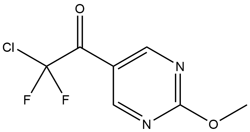 2-Chloro-2,2-difluoro-1-(2-methoxy-5-pyrimidinyl)ethanone Structure