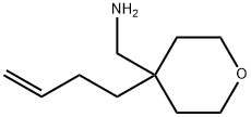 [4-(but-3-en-1-yl)oxan-4-yl]methanamine Struktur
