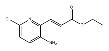 2-Propenoic acid, 3-(3-amino-6-chloro-2-pyridinyl)-, ethyl ester, (2E)- Structure