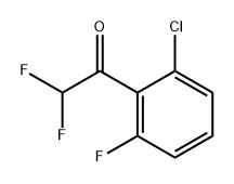 1-(2-Chloro-6-fluorophenyl)-2,2-difluoroethanone 结构式