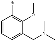 [(3-Bromo-2-methoxyphenyl)methyl]dimethylamine Structure