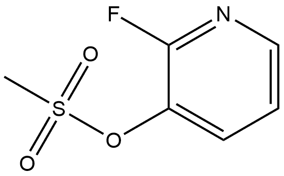 3-Pyridinol, 2-fluoro-, 3-methanesulfonate Structure