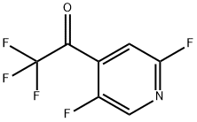 1-(2,5-Difluoropyridin-4-yl)-2,2,2-trifluoroethanone 化学構造式