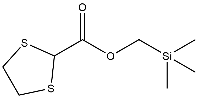 (Trimethylsilyl)methyl 1,3-dithiolane-2-carboxylate Struktur