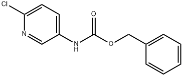 Carbamic acid, (6-chloro-3-pyridinyl)-, phenylmethyl ester (9CI) Structure