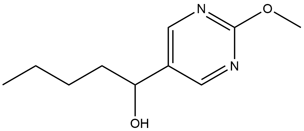 α-Butyl-2-methoxy-5-pyrimidinemethanol,1866546-01-1,结构式