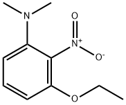 3-乙氧基-N,N-二甲基-2-硝基苯胺 结构式