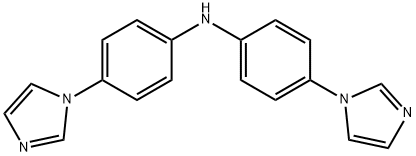 Benzenamine, 4-(1H-imidazol-1-yl)-N-[4-(1H-imidazol-1-yl)phenyl]- 结构式