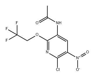 Acetamide, N-[6-chloro-5-nitro-2-(2,2,2-trifluoroethoxy)-3-pyridinyl]-|4-丙基苯乙炔