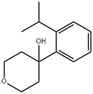 2H-?Pyran-?4-?ol, tetrahydro-?4-?[2-?(1-?methylethyl)?phenyl]?-,1869788-68-0,结构式