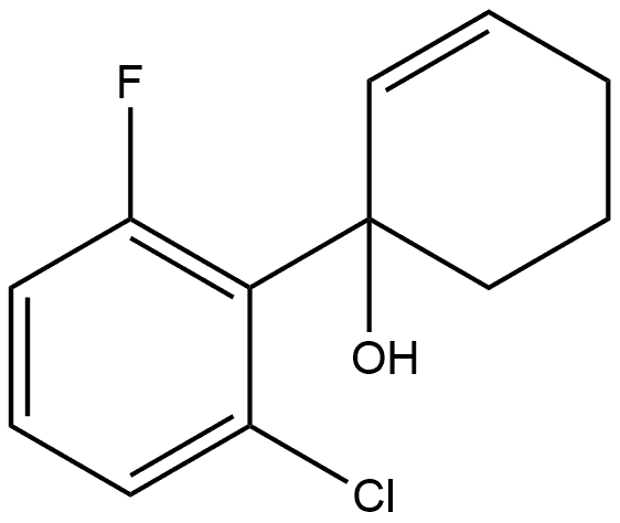 1-(2-Chloro-6-fluorophenyl)-2-cyclohexen-1-ol Structure