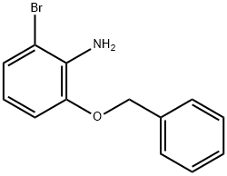 2-Bromo-6-phenylmethoxyaniline Struktur
