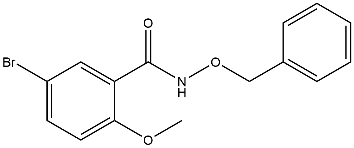 5-Bromo-2-methoxy-N-(phenylmethoxy)benzamide|