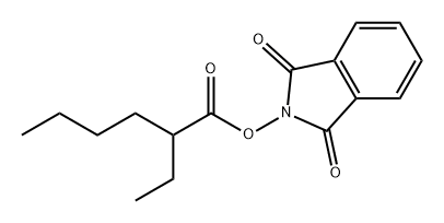 1,3-二氧代异吲哚啉-2-基 2-乙基己酸酯 结构式