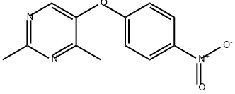 Pyrimidine, 2,4-dimethyl-5-(4-nitrophenoxy)-|//