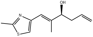 1,5-Hexadien-3-ol, 2-methyl-1-(2-methyl-4-thiazolyl)-, (1E,3S)- Struktur