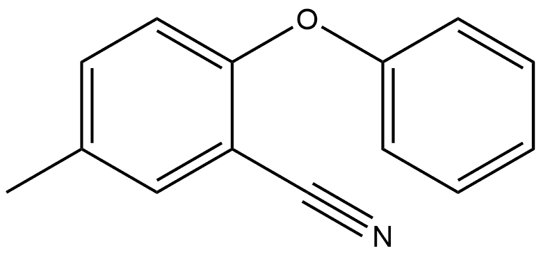 5-Methyl-2-phenoxybenzonitrile Struktur