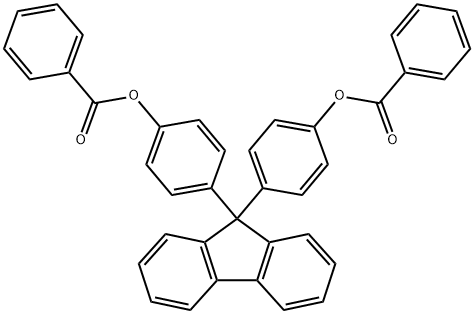 Phenol, 4,4'-(9H-fluoren-9-ylidene)bis-, dibenzoate (9CI) Structure